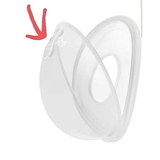 Phễu hứng sữa silicon cmbear có nút đậy ( Hộp 2 chiếc )