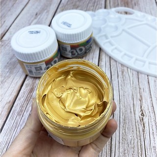 Màu Acrylic 3D Ánh Nhũ 100ml
