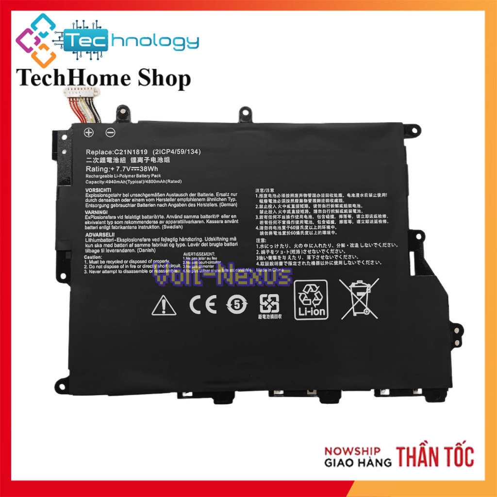 Pin Laptop Asus C21N1819 C21N1819-1 Vivobook 14 S420UA R459UA X420UA