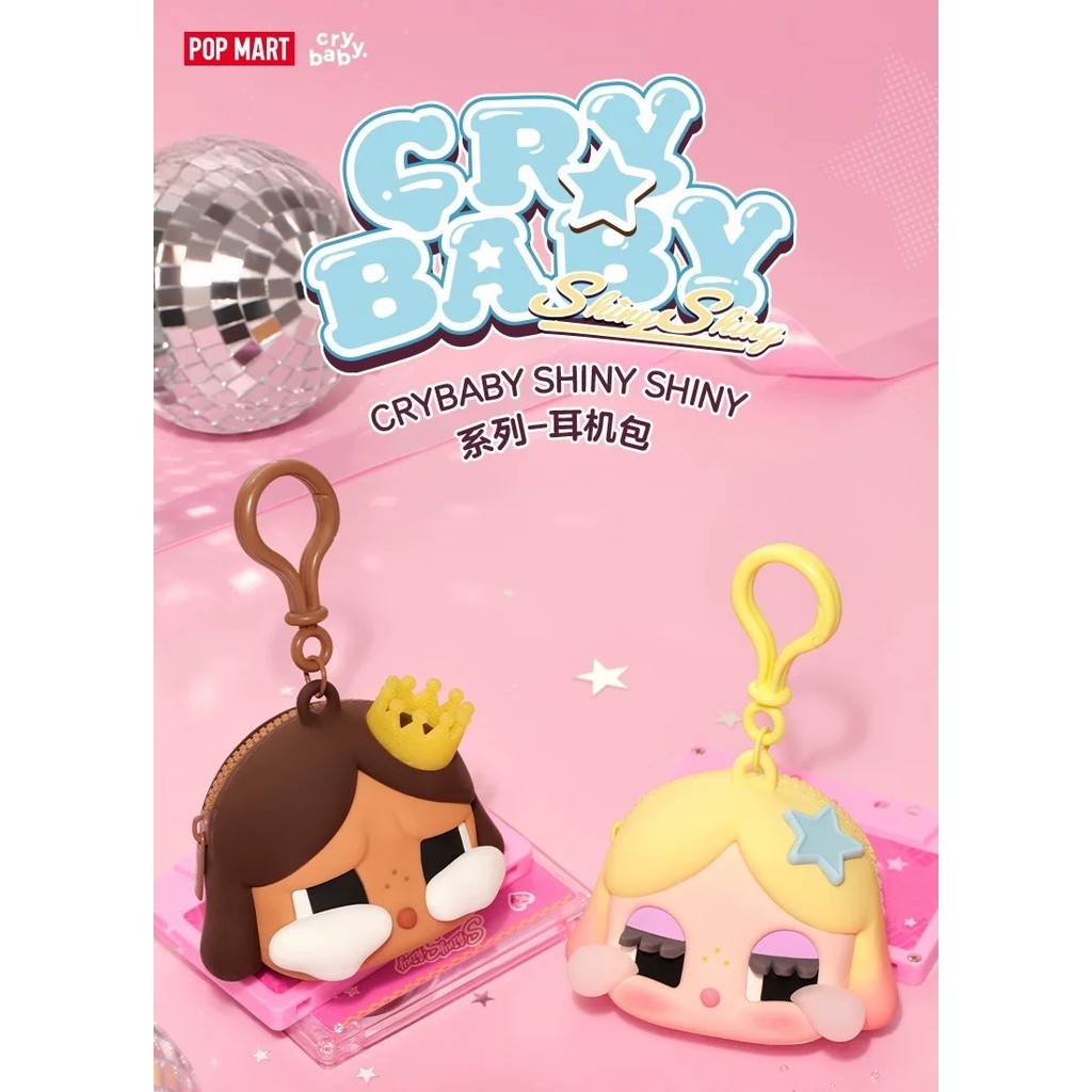 POPMART CRYBABY SHINY SHINY Series ❈ ❈ 🍎 pop mart crybaby móc khóa