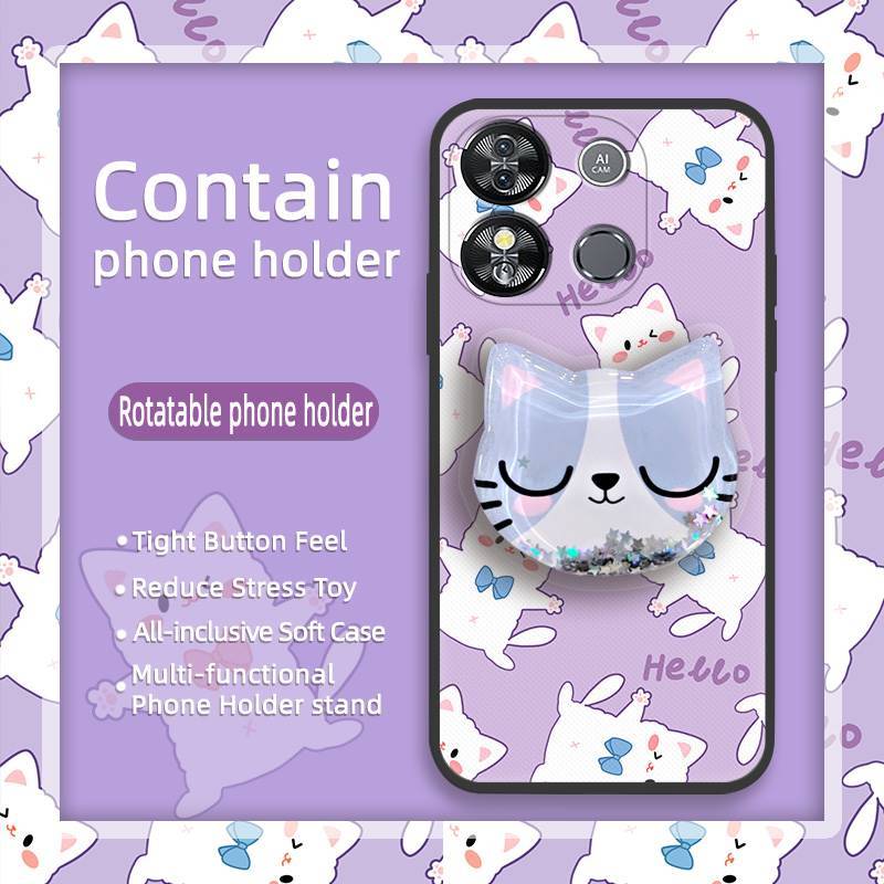 Thiết Kế Thời Trang Hoạt Hình Ốp Lưng Điện Thoại Oukitel C57 Pro / C57S Bền Chống Va Đập Chân Đế Mềm