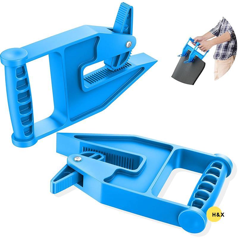 H & X Matmovers Tool cho Horse Stall, Livesto & Gym Thi Rubber Mat Gripper, Trailer Mat