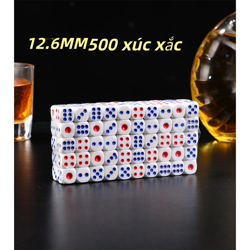 《GK》12.6mm Dice KTV Bia Uống Trò chơi Đảng Dice 100 viên - 500 viên