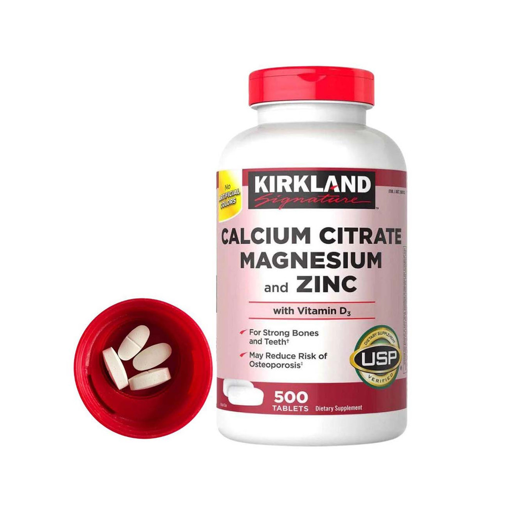 Viên uống Kirkland Calcium Citrate Magnesium and ZinC