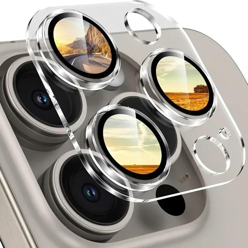 Ốp Bảo Vệ Ống Kính Máy Ảnh Trong Suốt Cho IPhone 15 14 13 11 16 Pro Max 12 17 16Pro 15Pro IPhone16 I