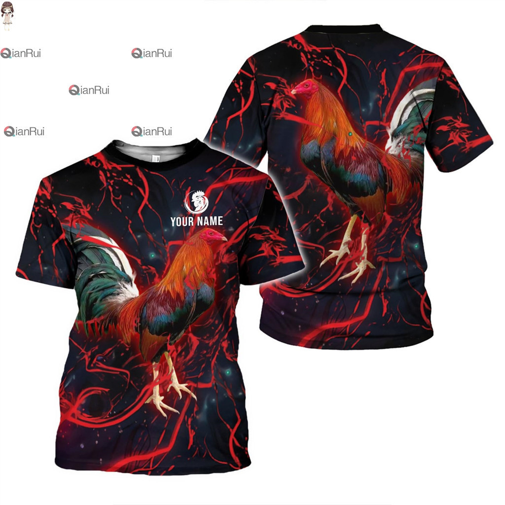Gà Trống Gà Con Động Vật Camo Hình Xăm 3DPrint Mùa Hè Unisex Ngộ nghĩnh Thường Ngày Tee Quần Short T