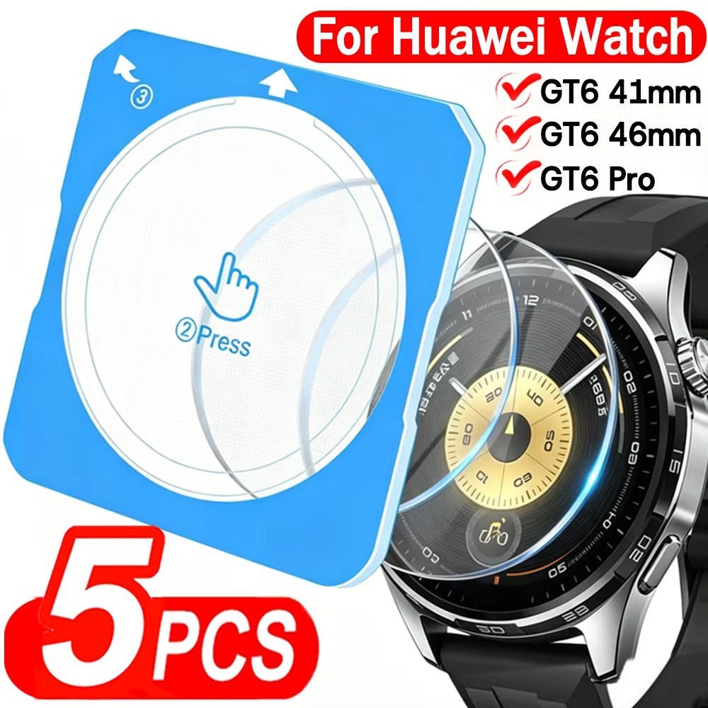 1-5 Chiếc Kính Cường Lực Cho Huawei Watch GT6 41mm 46mm / GT Runner 2 Tấm Bảo Vệ Màn Hình Cho Huawei