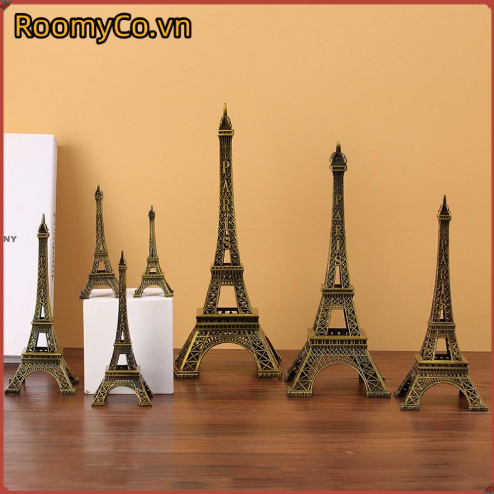 Tượng Tháp Eiffel ROOMYCO, Mô hình tháp Eiffel 7 kích cỡ bằng đồng, có hộp Thiết kế tinh tế Tháp Eif