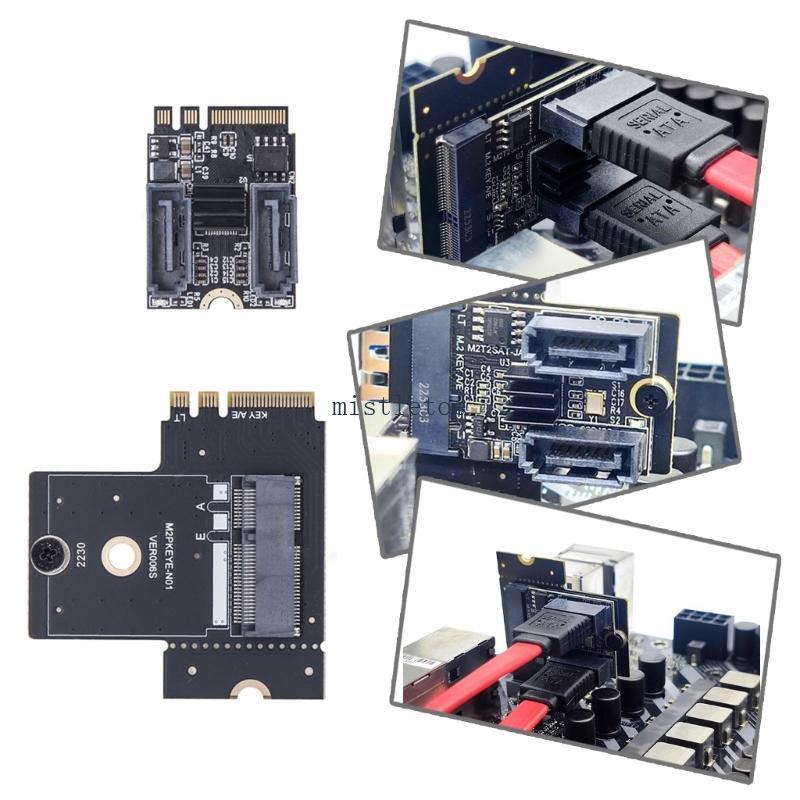 MIS Performances M 2 Sang SATA3 0 Adapter Thẻ Nối Dài Ổ Cứng 6Gbps Có Hoán Đổi Nóng Chip JMB582