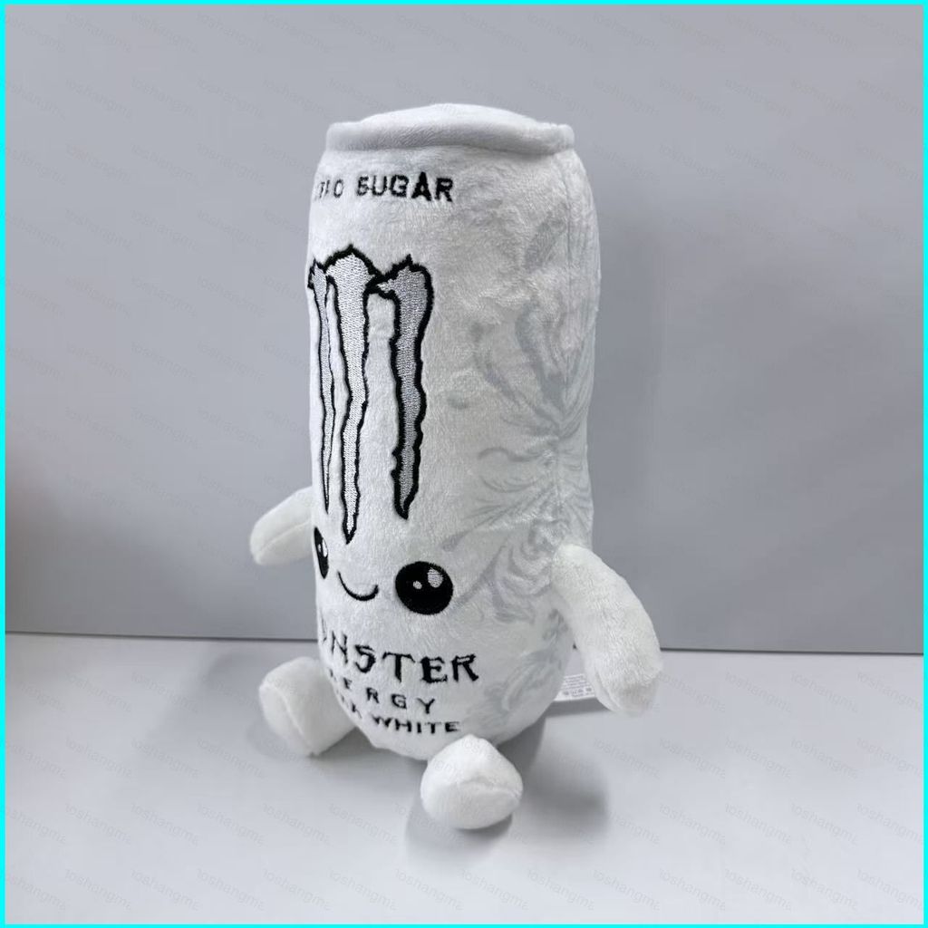 HK1 Monster Energy Ultra White Zero Sugar Drink Can Plushie Hoạt Hình Đồ Uống Nhồi Bông Đồ Chơi Gối 