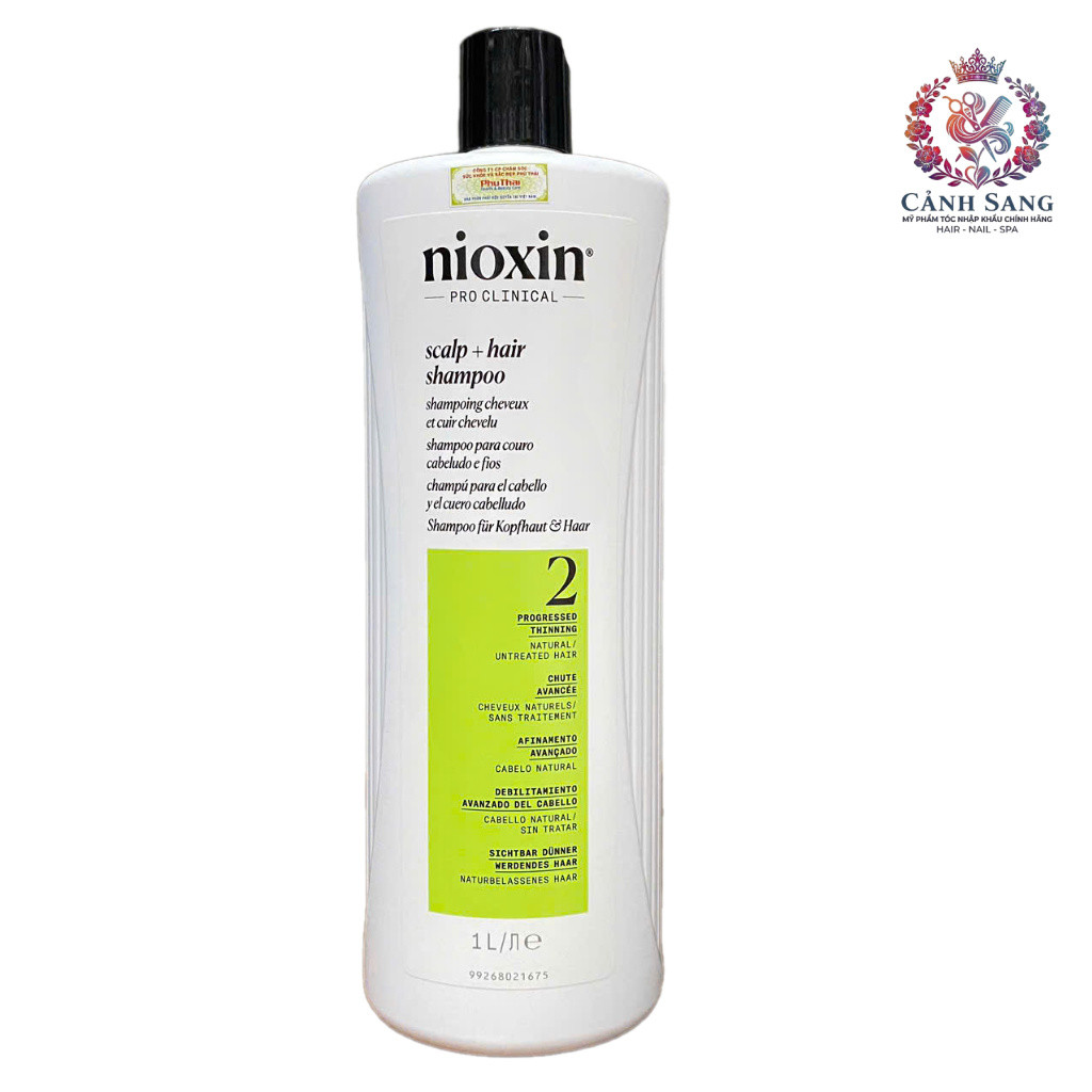 Dầu gội chống rụng tóc Nioxin System 2 Shampoo 1000ml .CS