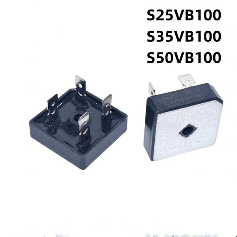 1-5 Chiếc S35VB100 Cầu Diode S15VB100 S25VB100 S50VB100 S60VB100 KBPC5010 S50VB160 KBPC6010 KBPC8010