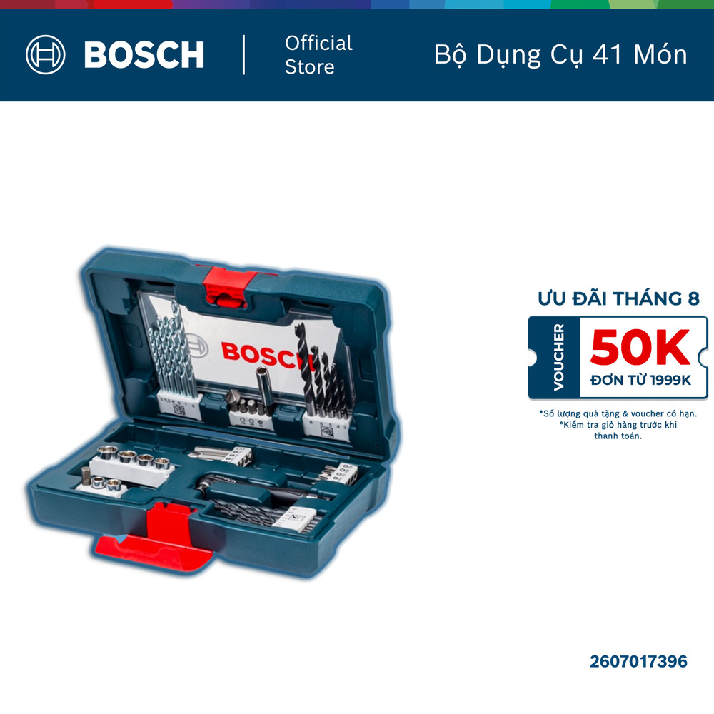 Bộ Dụng Cụ Bosch 41 Món