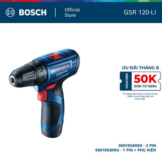 Máy khoan vặn vít dùng pin bosch gsr 120-li