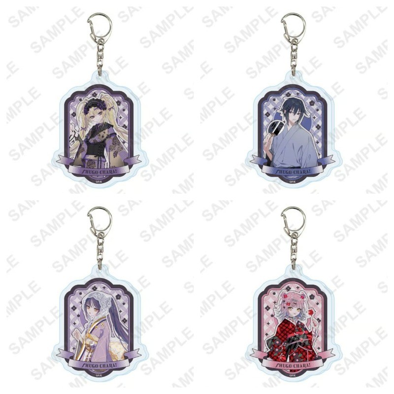 Shugo Chara Móc Khóa Nữ Yukata Móc Chìa Khóa Cho Nam Ikuto Tsukiyomi Chìa Khóa Amu Hinamori Acrylic 