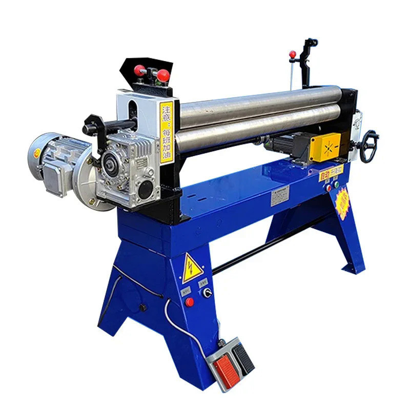 Electric Rolling Machine Stainless Plate Bending Machinery 650MM Round Tube Rounding Tools Automatic