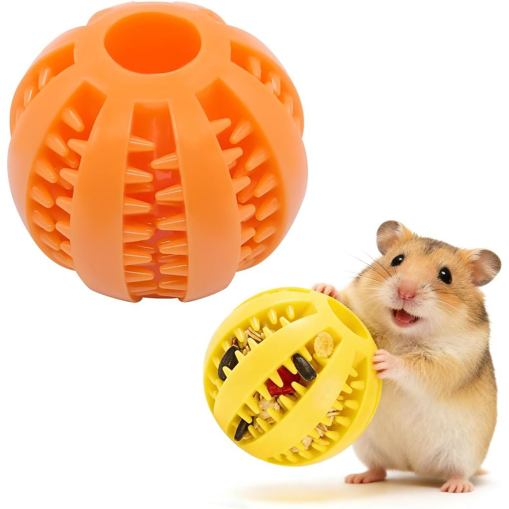 Đồ chơi nhai Hamster tự nhiên, Đồ chơi giáo dục bóng tìm kiếm thức ăn cho chuột ăn chậm cho chuột Ha