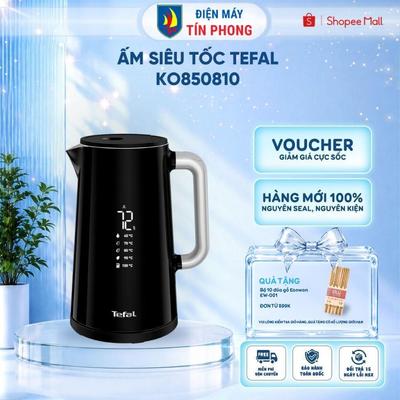 Ấm siêu tốc Tefal KO850810 - Điều chỉnh nhiệt độ -  Ruột inox 304 - Dung tích 1,7 lít - Giao 2H HCM