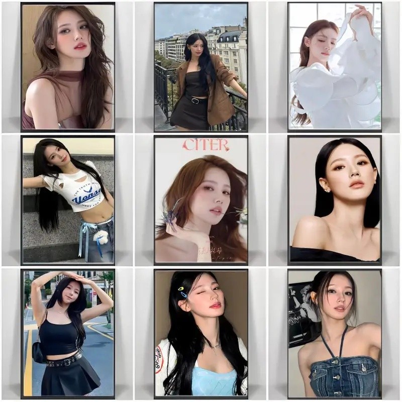CEOR Nữ Diễn Viên L-Lee Miyeon Poster Tự Dính Nghệ Thuật Chống Thấm Nước Giấy Dán Nhà Cà Phê Thanh P