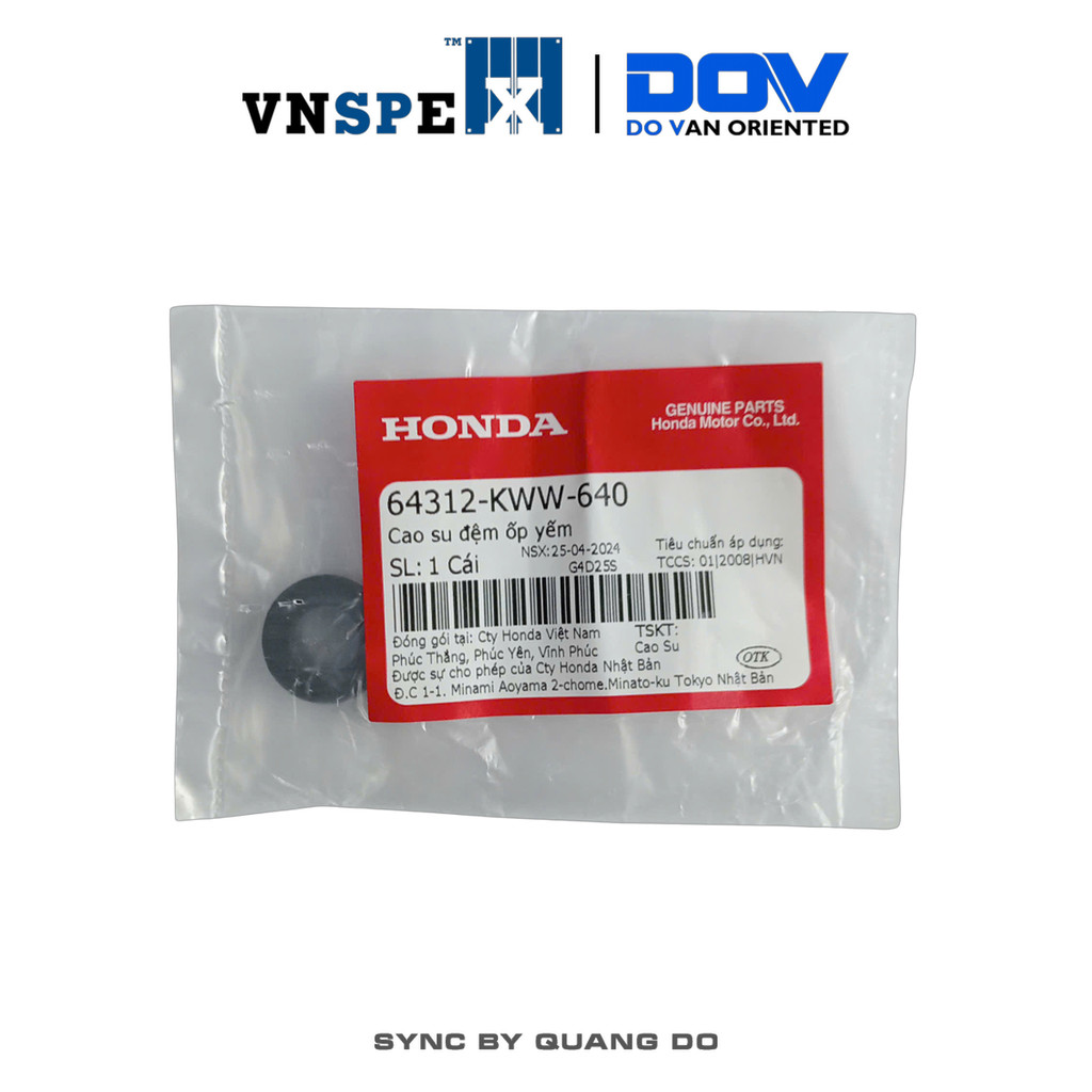 Cao Su Đệm Ốp Yếm HONDA Wave Blade, Wave Rs, Wave Rsx, Wave S - 64312KWW640