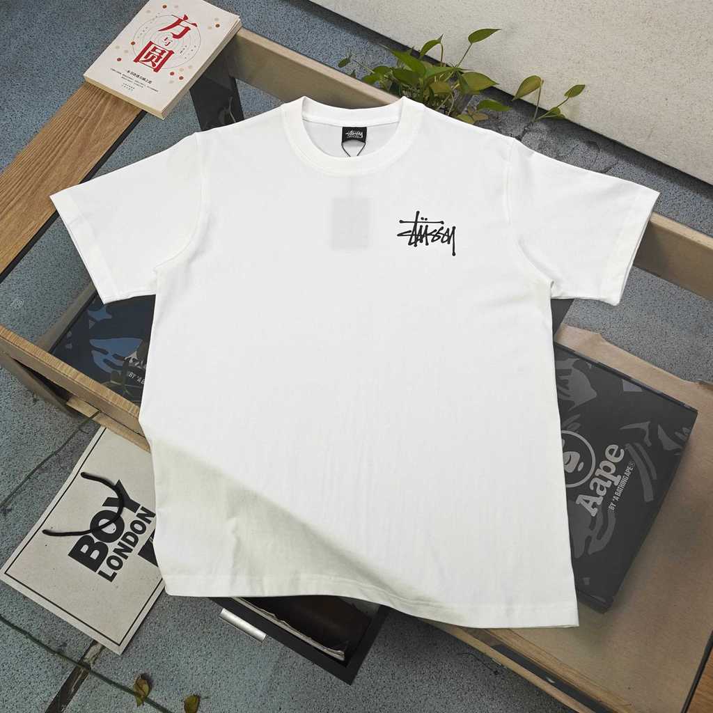 Stussy tee / Stussy Nam Nữ Áo Thun In Hình Áo Thun Đi Làm Áo Rời Áo Thun Đi Lại Hàng Ngày Phong Cách