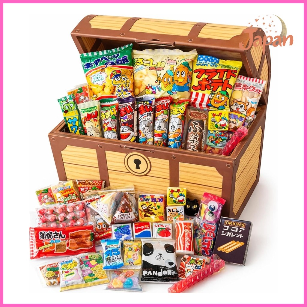 [Direct from Japan]A fun assortment of candy, 50 types, 55 pieces, perfect for birthdays, events, an