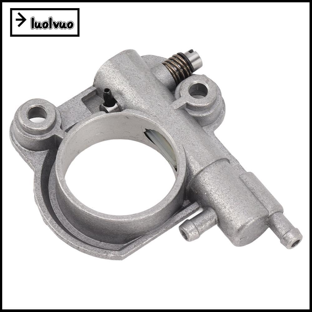 Máy bơm dầu cưa xích LUOLVUO, Lắp ráp dầu tự động nhỏ gọn bằng sắt, Bạc Dễ dàng lắp đặt Lắp ráp bơm 