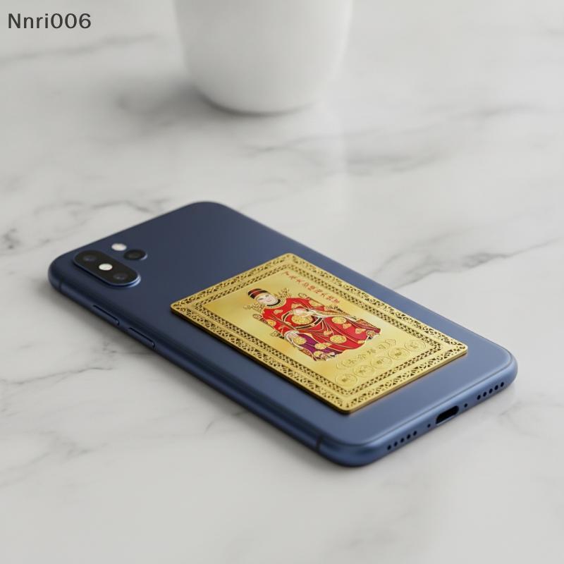 [N6] Lá vàng Tai Sui Card Phước lành, Trang trí phong thủy & Mang theo hàng ngày [Vn]
