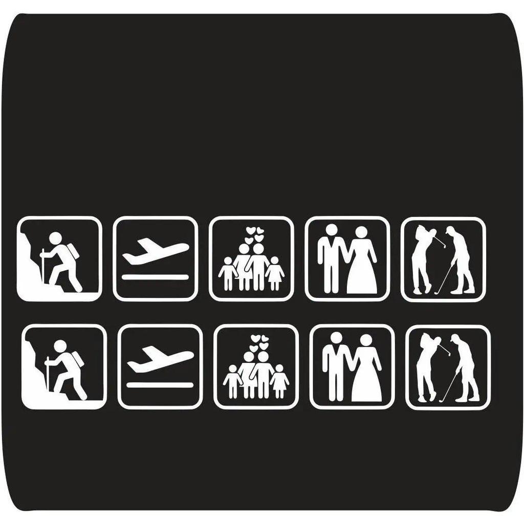 Tem tiện ích icon dán xe khách , xe du lịch.