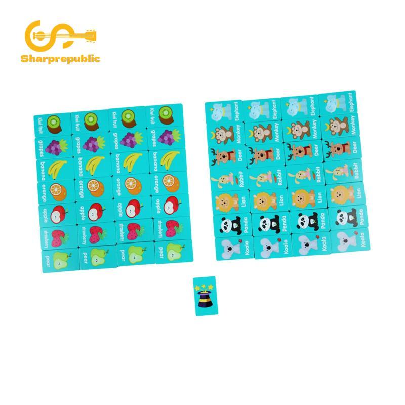 36 Miếng Đồ Chơi Montessori Dominos Kỹ Năng Vận Động Tinh Tế Để Giải Trí Trẻ Em