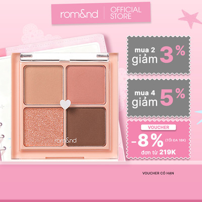 [SVIP] Bảng màu mắt lấp lánh 4 ô Hàn Quốc Romand Better Than Eyes 6.5g