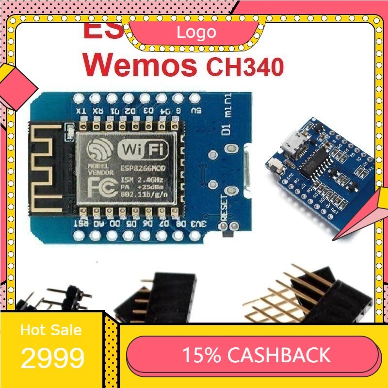 044 WeMos D1 Mini ESP8266 - Mạch phát triển IoT