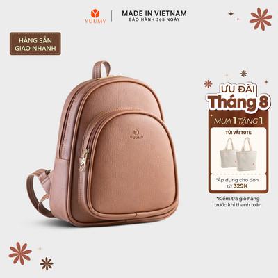 Balo Yuumy (Thời trang nữ cỡ trung - Balo da YBA4) Bagsmart