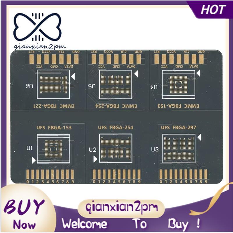 Flash 64 BGA ISP Board Flash 64 FBGA ISP EMMC FBGA 153 254 221 UFS FBGA 153 254 297 cho F64 Lite Ult