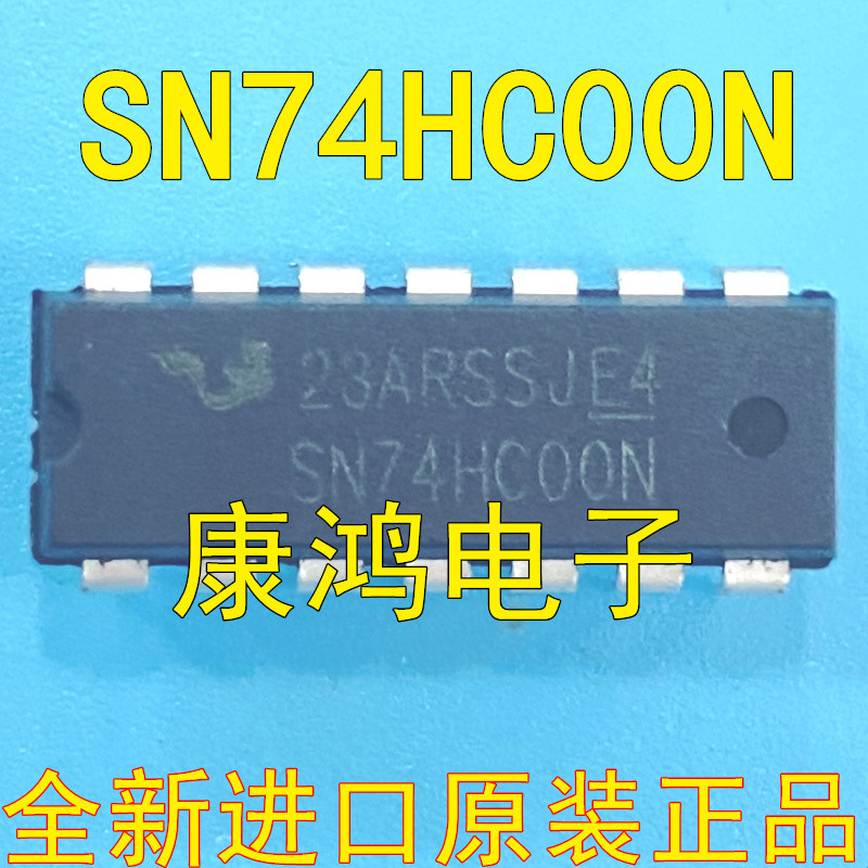SN74HC00N 74HC00N In-Line DIP14 và Non-Door Logic Door Chip IC Thương Hiệu Mới Nhập Khẩu Nguyên Bản 