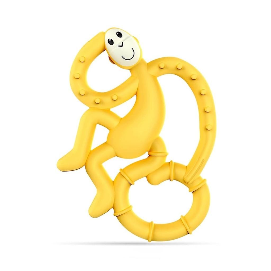 Matchstick Monkey Silicone Mini Teether & Gel Applicator – Silicone Baby Teether, Easy-to-Grip, BPA-