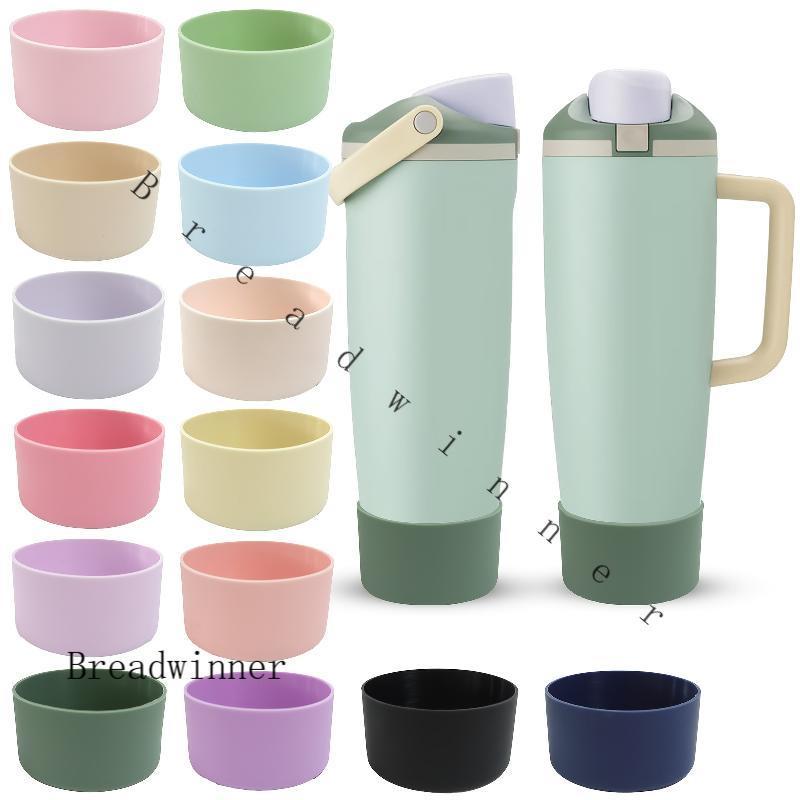 Silicone Bảo Vệ owala Boot Cho 30oz 40oz Tumbler Có Tay Cầm Chống Trơn Trượt Chống Rơi Đáy Bao Tay C