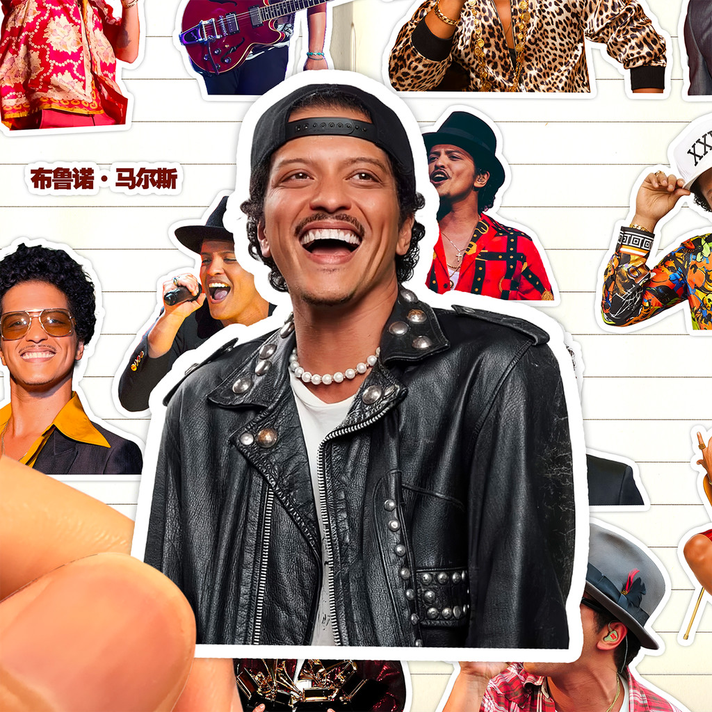 Bruno Mars Dán HD Chống Thấm Nước Nam Ca Sĩ Bruno Sao Hỏa Bộ Sưu Tập Tranh Trang Trí