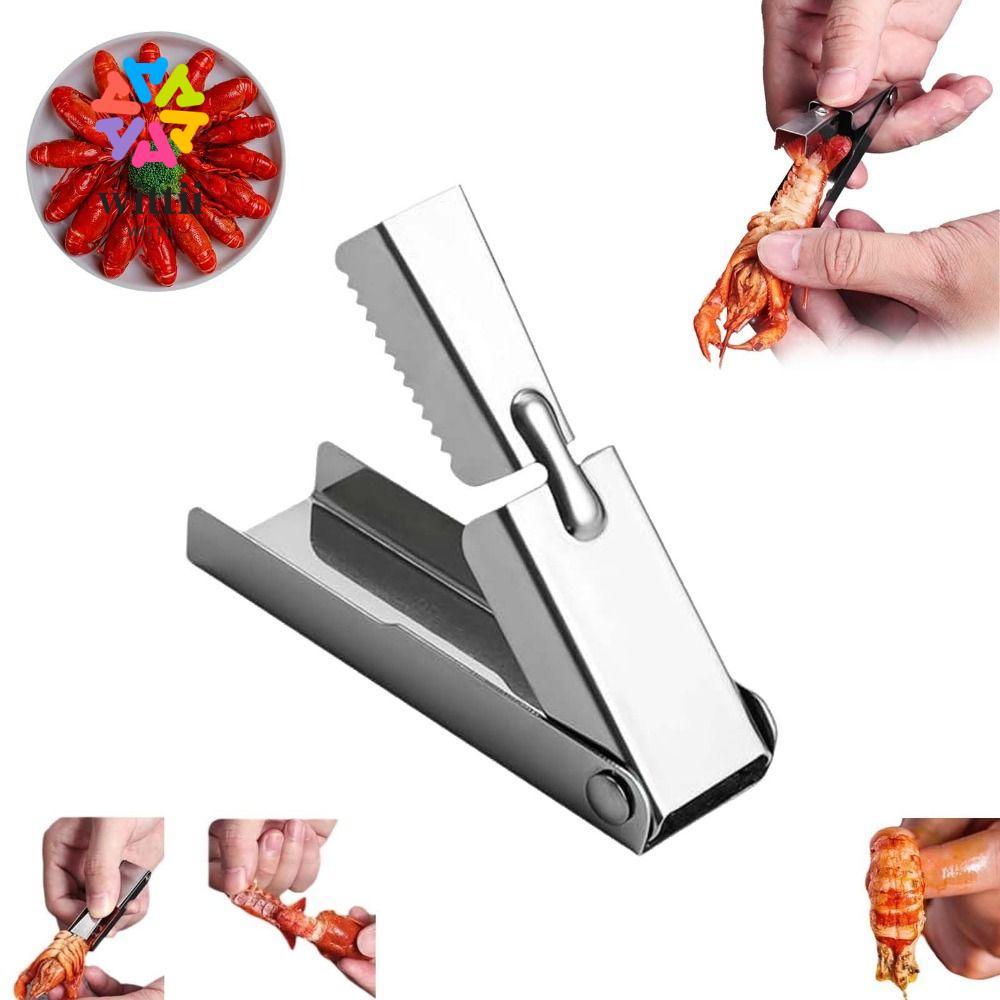 WITTII 1 / 2 Cái Dụng cụ bóc vỏ tôm hùm tôm hùm, Nhẹ dễ mang theo và sử dụng Dụng cụ bóc vỏ tôm hùm,