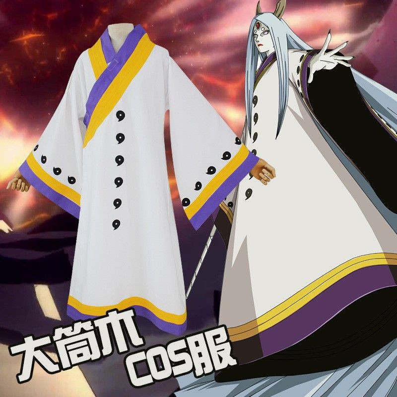 Naruto Ten-Tailed Chuckla Joe Otsuki Kaguya C Phù hợp với cosplay áo choàng cos NARUTO tsutsuki Kagu