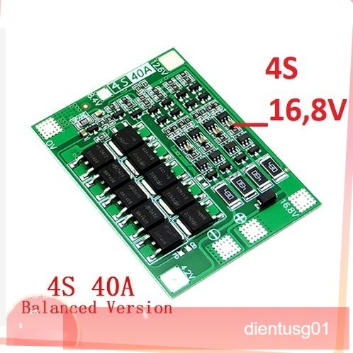108 Mạch Sạc Pin 3s -20A, 25A, 40A, 40A-có cân bằng (12v)  , MẠCH 4S-16,8V-40A ,mạch bảo vệ pin 1865