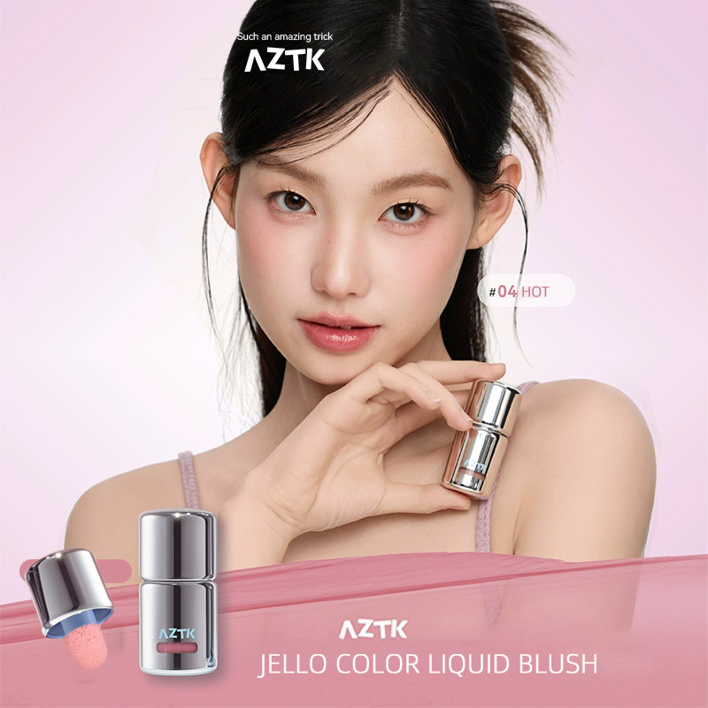 H AZTK Hlusher Color Face Makeup Rendering Liquid Hlush JC04 Dưỡng Ẩm Lâu Dài Heauty Mở Rộng Hợp Đồn