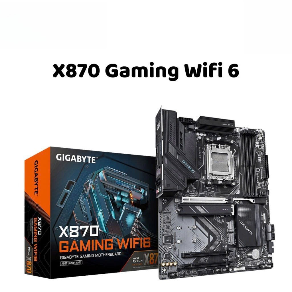 Mainboard GIGABYTE X870 GAMING WIFI6 ( AMD X870, ATX, Socket AM5, DDR5 ) -Hàng Chính Hãng