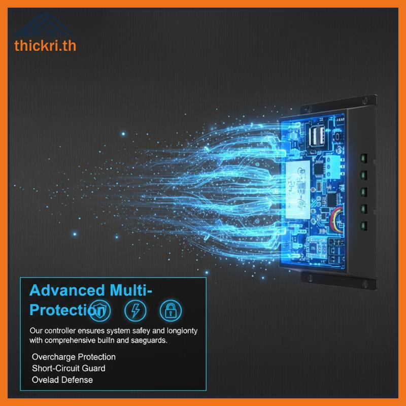 Bộ điều khiển sạc năng lượng mặt trời TT Bảng điều khiển năng lượng mặt trời 10A / 30A Bộ điều khiển