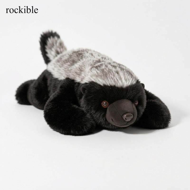 Mật Ong Badger Đồ Chơi Nhồi Bông Ấm Mật Ong Badger Plushie Cuddle Gối Dễ Thương Chắc Chắn Cho Trẻ Em