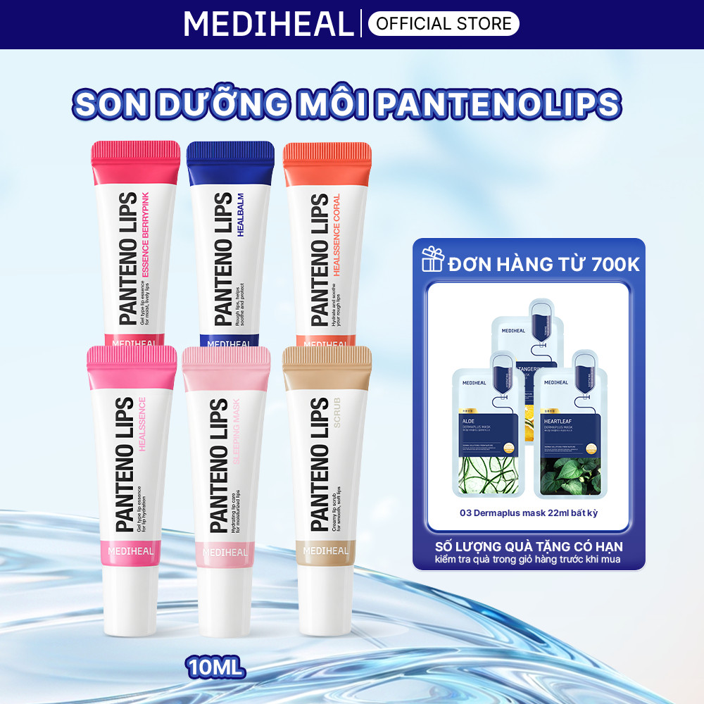 MEDIHEAL Son Dưỡng Môi Pantenolips - Chăm Sóc & Phục Hồi Giúp Môi Căng Mọng…