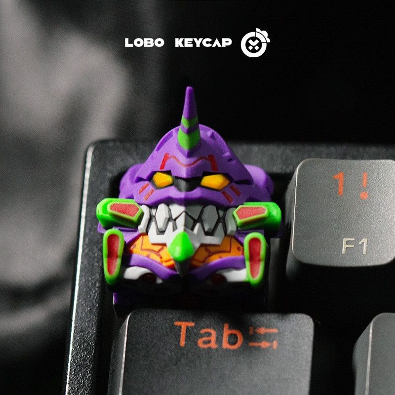 Neon Genesis Evangelion eva Asuka Keycap Keycap Máy đầu tiên Nhựa đơn ESC Keycap