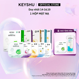 [LIVE KOL] 1 Hộp Mặt Nạ KEYSHU 10 Miếng 30ML Dưỡng Ẩm, Làm Sáng Da, Hỗ Trợ Ngăn Ngừa Lão Hóa