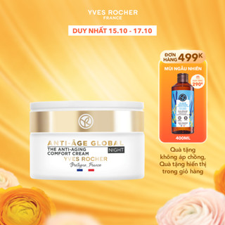 Kem dưỡng chống lão hóa ban đêm Yves Rocher Anti-Age Global Night Care Pot 50ml