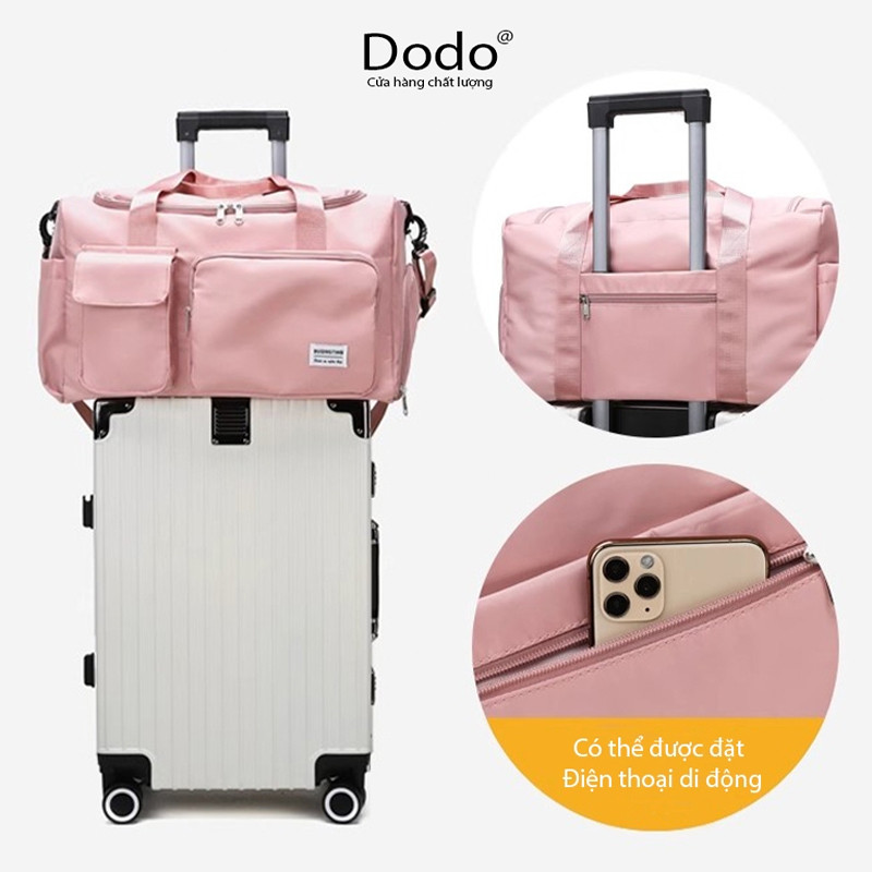 Túi xách du lịch có ngăn để giày gắn vali tiện lợi MẪU MỚI cao cấp chống nước kèm dây đeo chéo đựng đồ du lịch.1319